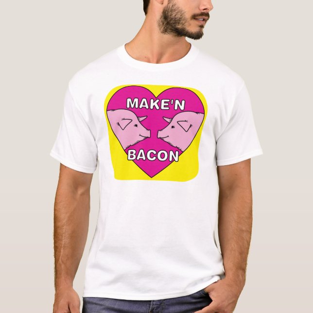 Camiseta Bacon de Make'n (Frente)