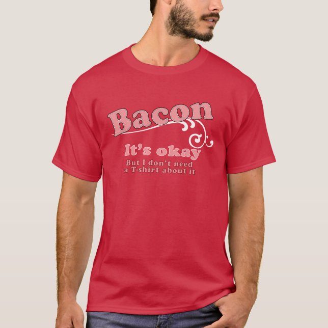 Camiseta Bacon - é aprovado (Frente)