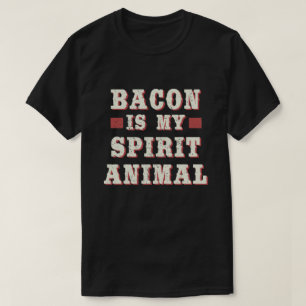 Camiseta Bacon É Meu Espírito Animal Engraçado Bacon Lover