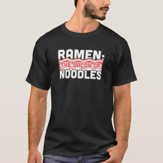 Camiseta Bacon - Engraçado Ramen Lover, Comida Japonesa / R