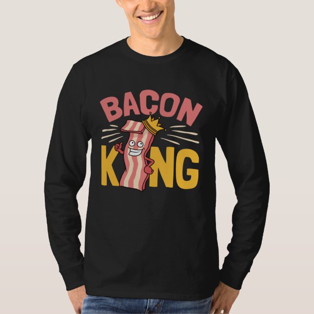 Camiseta Bacon  Enthusiast Love Bacon Food Men Boys (Frente)