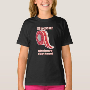 Camiseta Bacon! Fita de Duto da Cozinha!