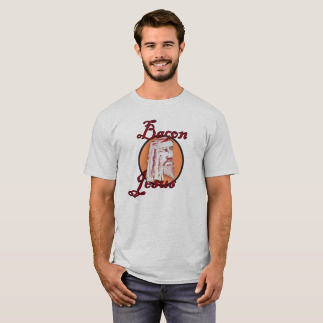 Camiseta Bacon Jesus (Frente Completa)