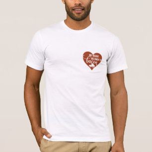 Camiseta Bacon Lover Heart Pertence A Bacon Funny Tee