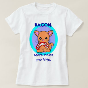 Camiseta Bacon: Mais noms por o gato da mordida