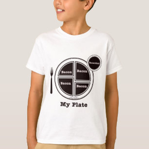 Camiseta Bacon minha placa