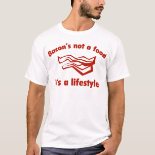 Camiseta Bacon não é uma comida, é um estilo de vida