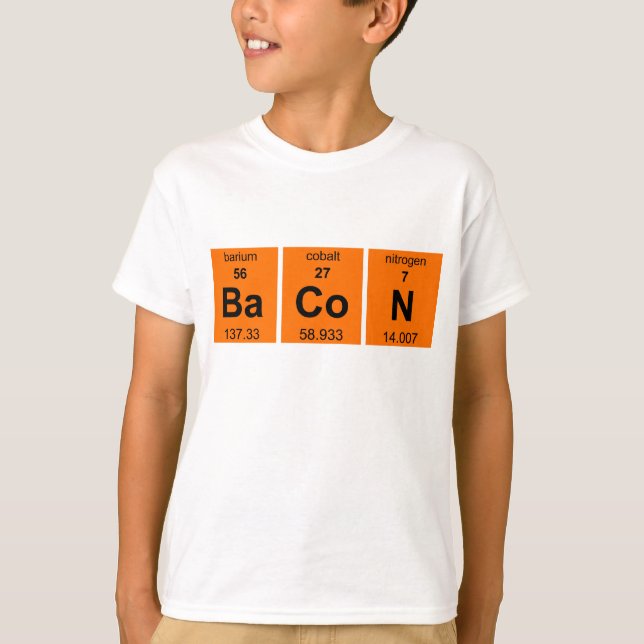 Camiseta Bacon periòdicamente (Frente)