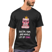 Bacon, Pressão E Muito Oink - Camisa-T Do Agricult