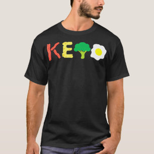 Camiseta Bacon Queijo Brócolis Ovo Keto Dieta Ketose 