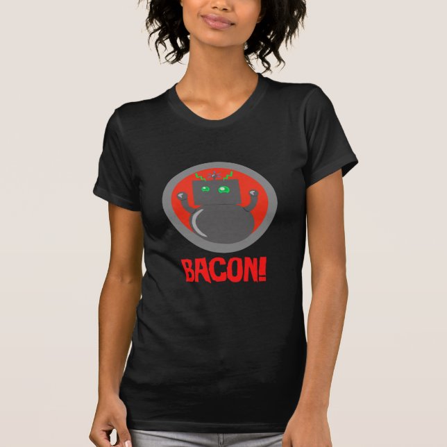 Camiseta Bacon Robot T-Shirt (Frente)