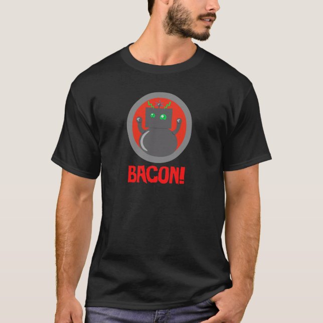 Camiseta Bacon Robot T-Shirt (Frente)
