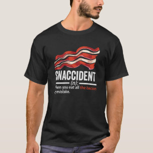 Camiseta Bacon SnAcidente Bacon Porco Humor Men Mulheres