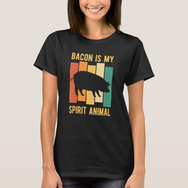 Camiseta Bacon Spirit Brefast Bacon Meat Bacon & (Frente)