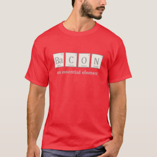 Camiseta Bacon, um elemento essencial