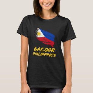 Camiseta Bacoor Filipinas PR Bandeira do Patrimônio Filipin