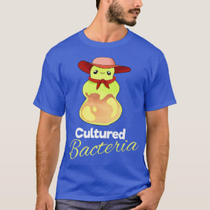 Camiseta Bactérias Cultivadas por Ciência e Biologia Pun Pr