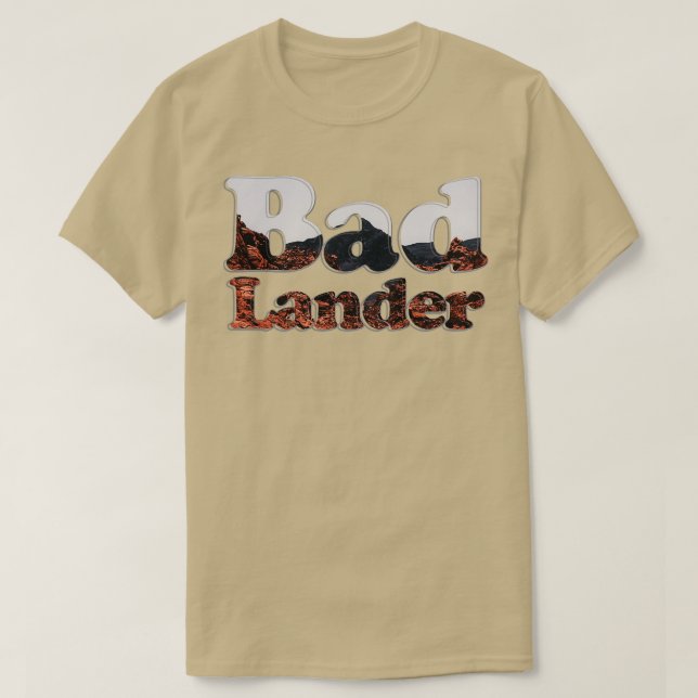 Camiseta Bad Lander (Frente do Design)