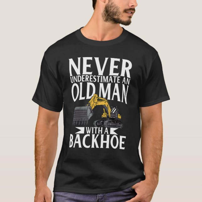 Camiseta Bad Old Man   Construction Workers & Construction  (Frente)