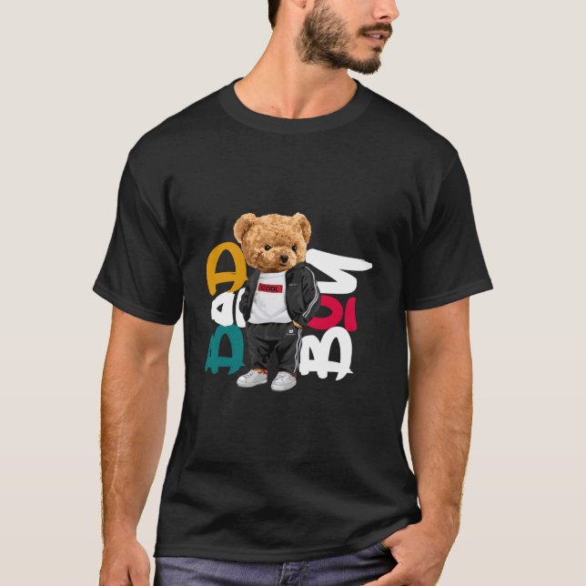 Camiseta Bad Teddy Bear Style Fun (Frente)