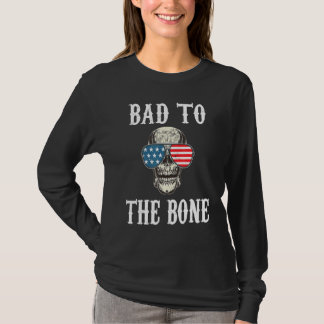 Camiseta Bad To The Bone Skeleton 1