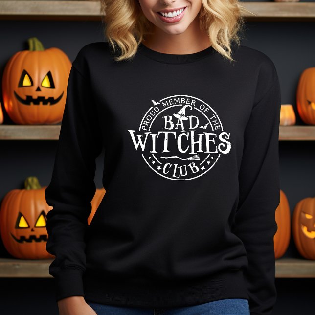 Camiseta Bad Witches Club: Halloween T-Shirt for Witchcraft (Criador carregado)