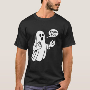 Camiseta Bada Boo Fantasma Italiano Divertido Halloween