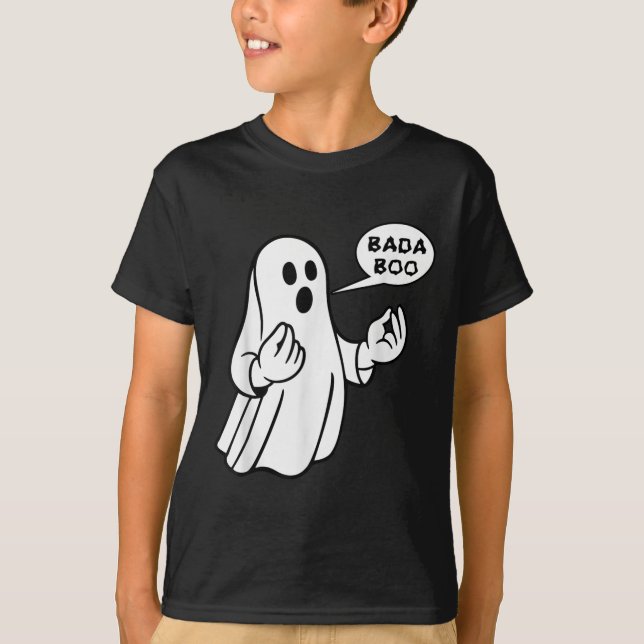 Camiseta Bada Boo Italian Ghost Funny Halloween T-shirt_1.p (Frente)