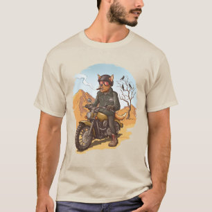 Camiseta Badass Biker Dog
