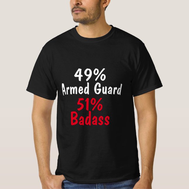 Camiseta Badass de Guarda Armada (Frente)