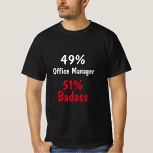 Camiseta Badass do Office Manager