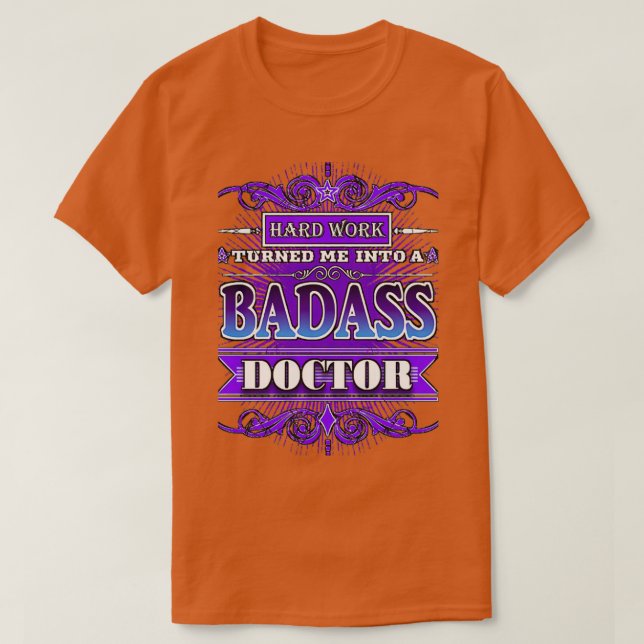 Camiseta BADASS Doctor (Frente do Design)