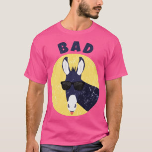Camiseta Badass Donkey Engraçado Novidade Gráfica Do Pun So