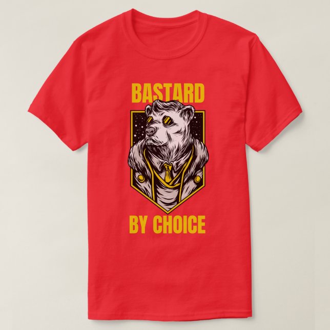 Camiseta Badass Gangster Bear  (Frente do Design)