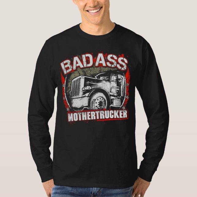 CAMISETA BADASS MOTHERTRUCKER (Frente)