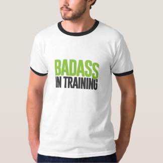Camiseta Badass no treinamento