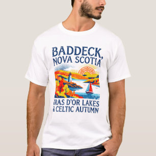 Camiseta Baddeck Nova Scotia Bras D'Or Lagos Outono Celta