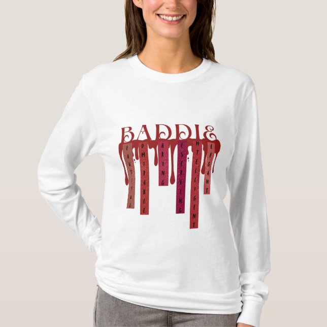 Camiseta BADDIE Words of Affirmation T-Shirt (Frente)