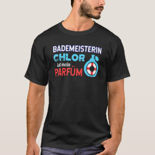 Camiseta Bademeisterin Lifeguard Profissão dizendo Bademais