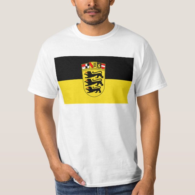 Camiseta Baden-Württemberg (estado, maiores braços), (Frente)
