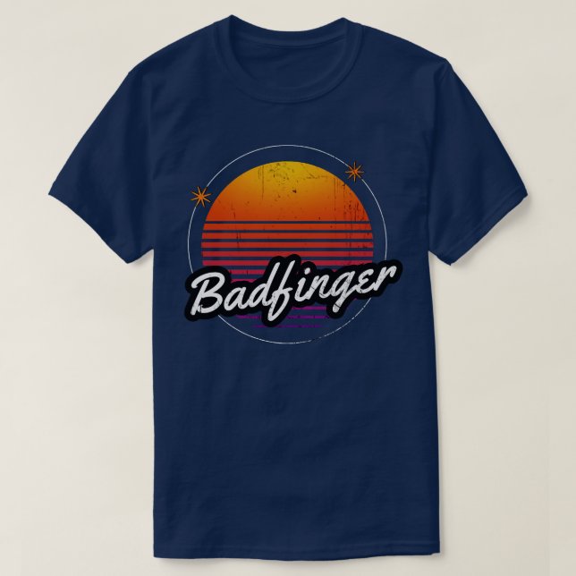 Camiseta badfinger ll vint lua TSirt (Frente do Design)