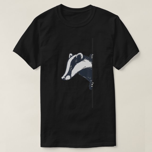 Camiseta Badger  Cute Badger  (Frente do Design)