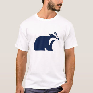 Camiseta Badger Cute Minimalist Silhouette Nature Sellife