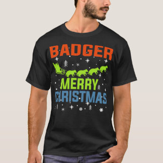 Camiseta Badger Felry Christmas Gifts Ugly Sweater