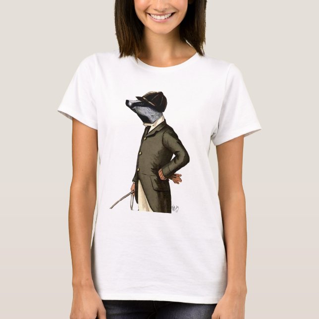 Camiseta Badger O Retrato Do Cavaleiro (Frente)