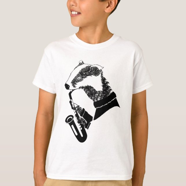 Camiseta Badger Saxofone (Frente)