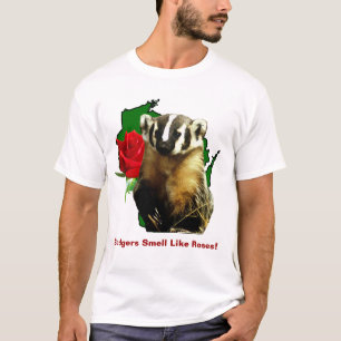 Camiseta Badgers Cheira A T-Shirt Rosa