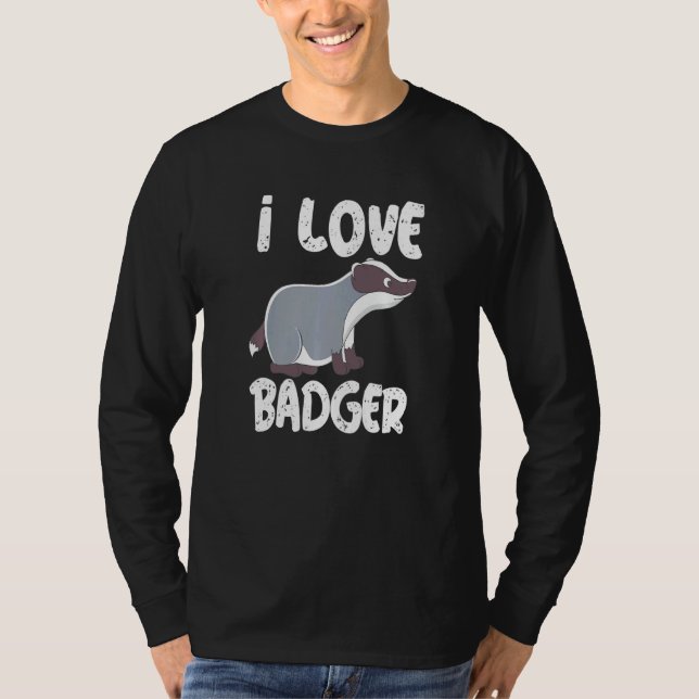 Camiseta Badgers Dachshaft Badger Burrow Honey Badores Fore (Frente)