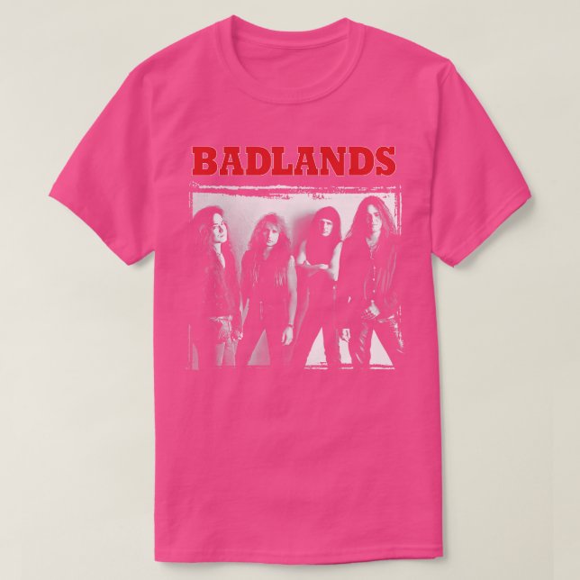 Camiseta Badlands Heavy Metal (Frente do Design)