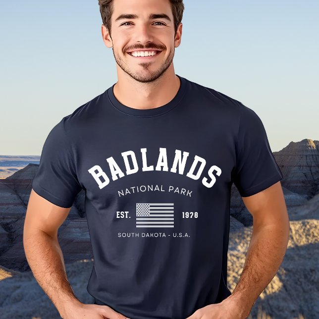 Camiseta Badlands National Park Desert Landscape (Criador carregado)